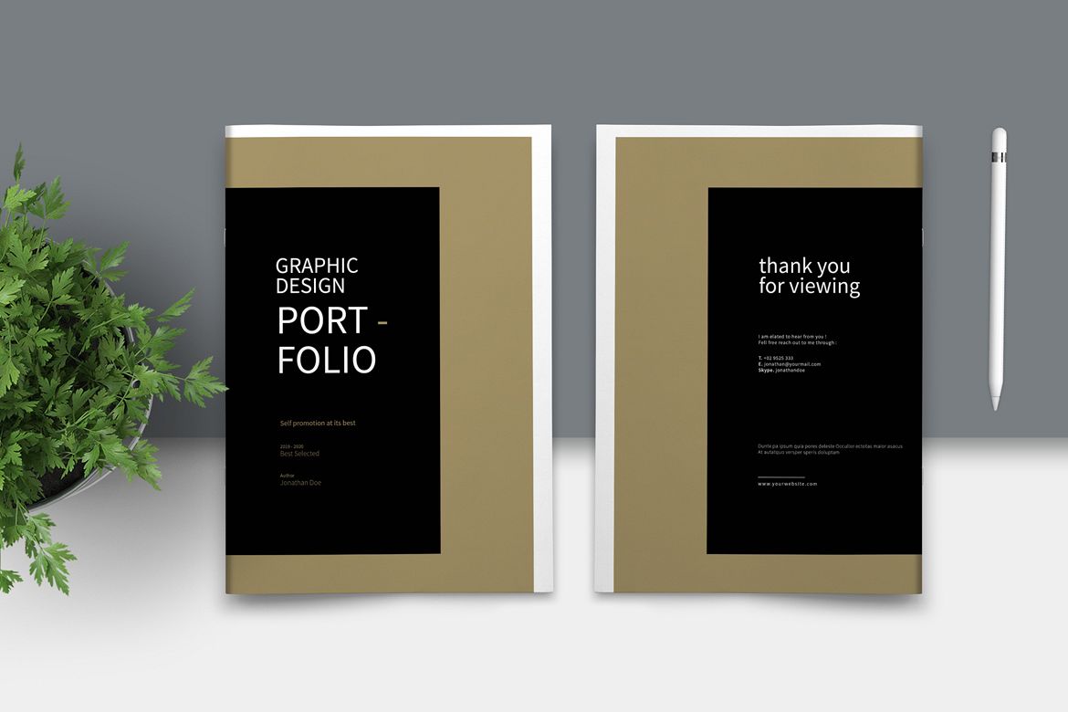 graphic design pdf portfolio